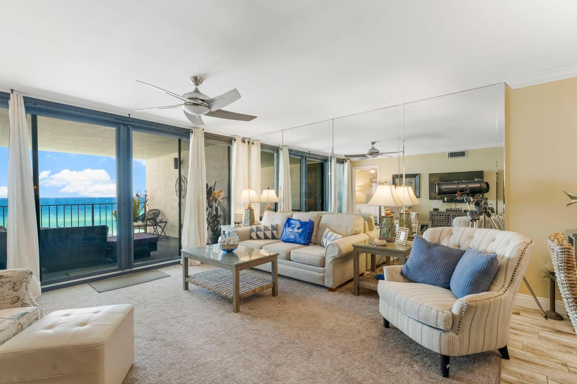 Stunning 2/2 Designer Condo W Coastal Appeal Right On The Gulf! Panama City Beach Exterior photo