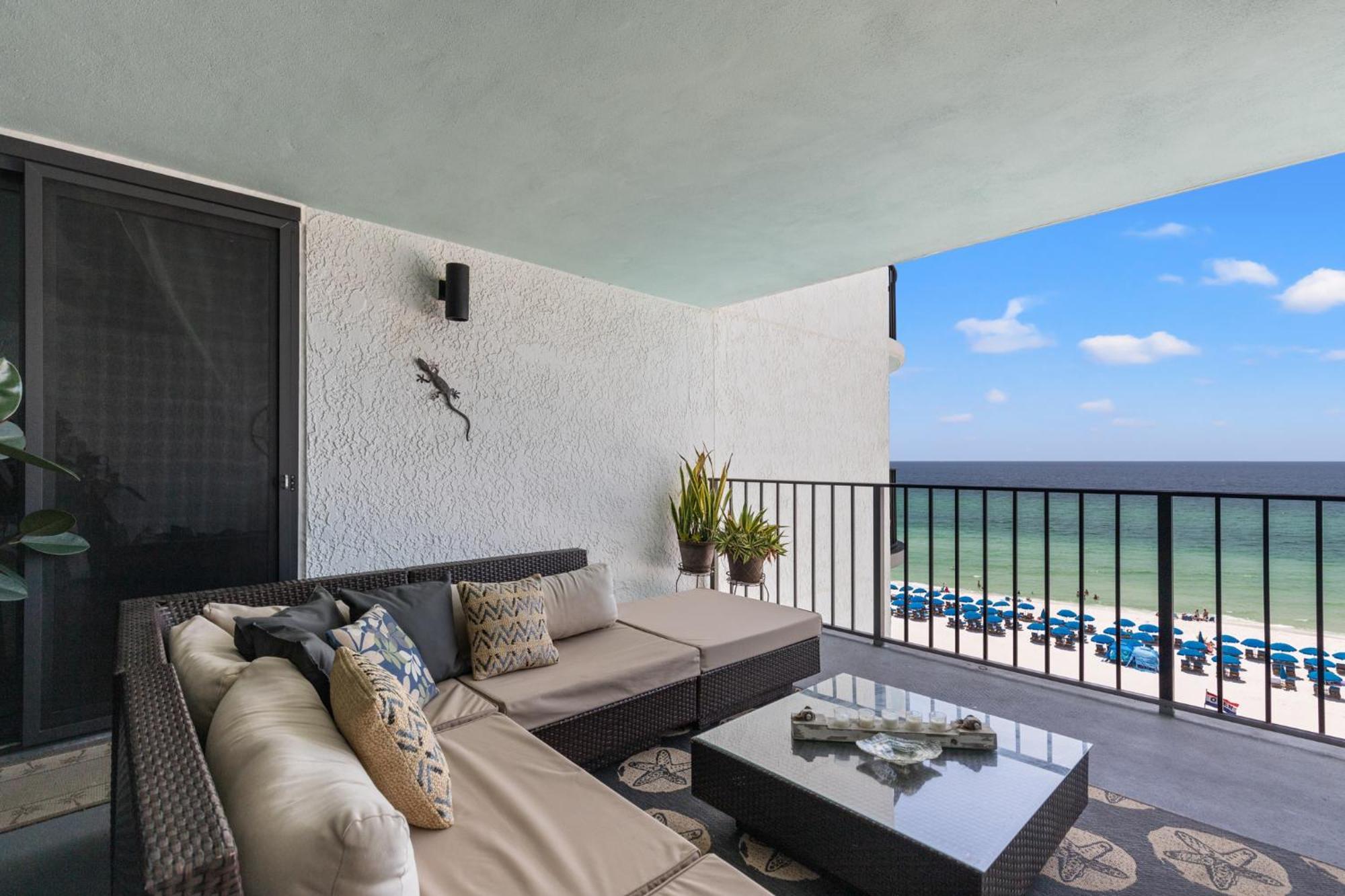 Stunning 2/2 Designer Condo W Coastal Appeal Right On The Gulf! Panama City Beach Exterior photo